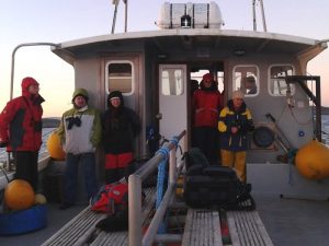 winters evening on wave chieftain