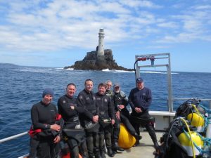 diving tour at fastnet lighthouse