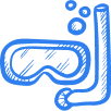 Snorkeling icon